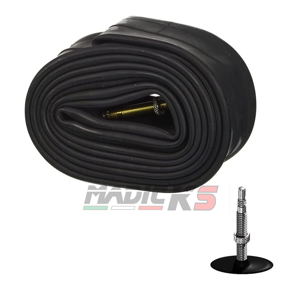 Coppia Copertone 26 X 1.3/8 + Camere Nero/Para Per Bici 26" Bicicletta Bike - immagine 2