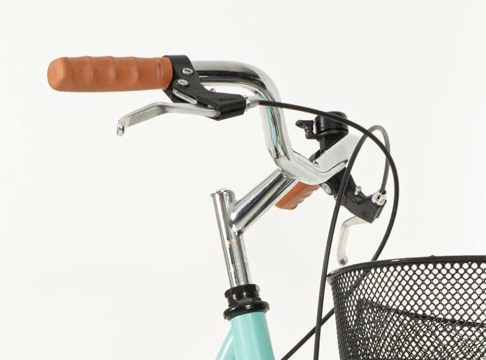 Manubrio Cromato In Acciao 22,2 Mm Per Bici Olanda Bicicletta Da Passeggio City - immagine 2