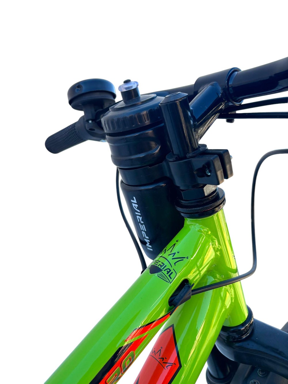 Bicicletta Bambino Da Passeggio Misura 20 Bici Verde Con Cambio Da 6 A 8 Anni - immagine 6