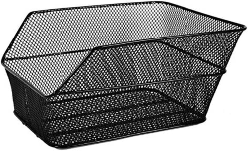 Cestino Bici Posteriore In Rete Nero Misure Cm 39x30x19h