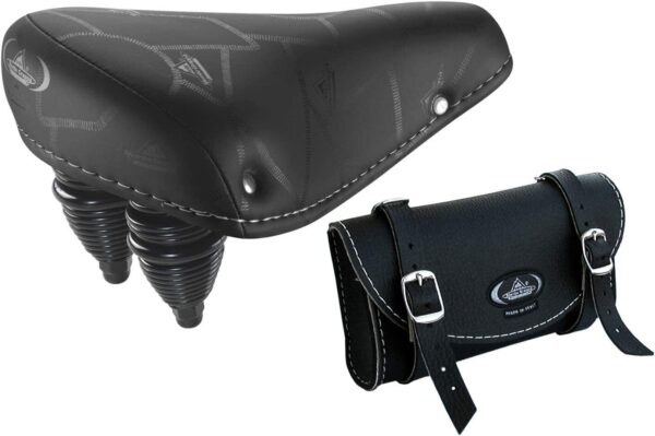 Sella Montegrappa Originale Morbida Pelle 013 + Borsello Portaoggetti 0016 Nero