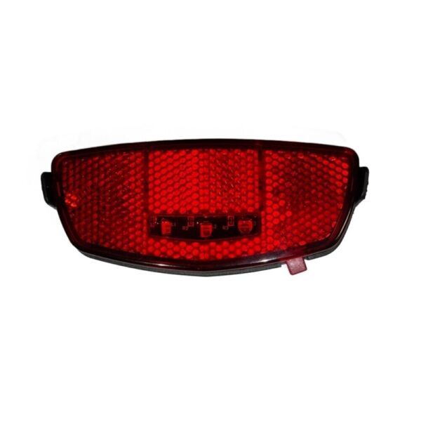 Fanalino Luce Posteriore Bici Led Universale Riflettente Attacco Al Portapacchi