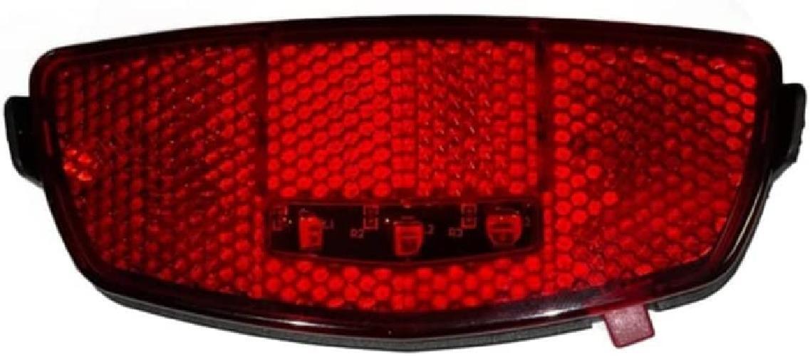 Portapacchi Posteriore Nero Per Bici + Fanalino Luce Led Posteriore - immagine 3