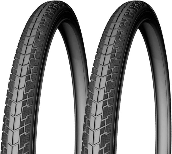 Coppia Copertoni 700x35c-Nero Per Bici 28" Bicicletta-Pneumatici Gomma - Bikes