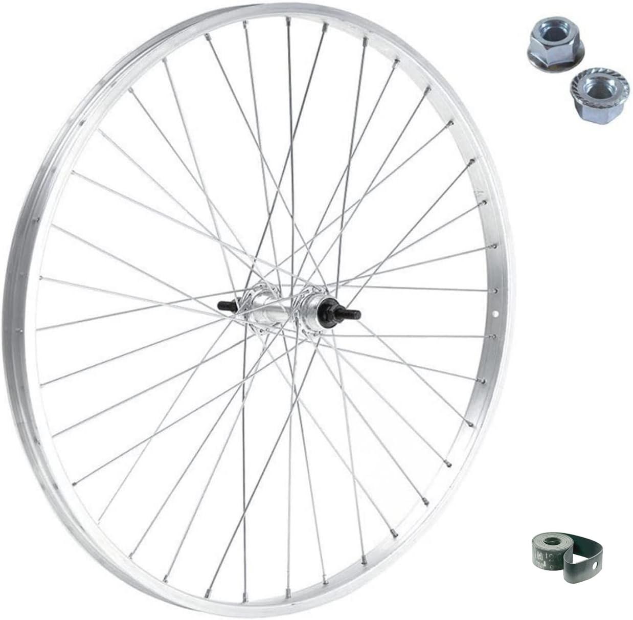 Coppia Cerchi Anteriore + Posteriore 20 X 1.75 + Copertoni + Camere + Pignone - immagine 5