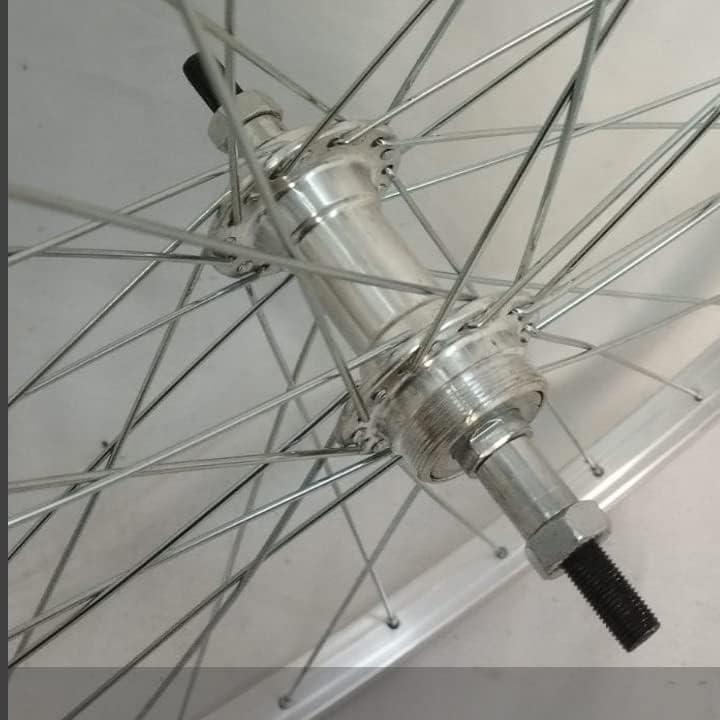 Coppia Cerchi Posteriore + Anteriore 26 X 1.75 + Copertoni + Camere + Pignone 6 Vel - immagine 7