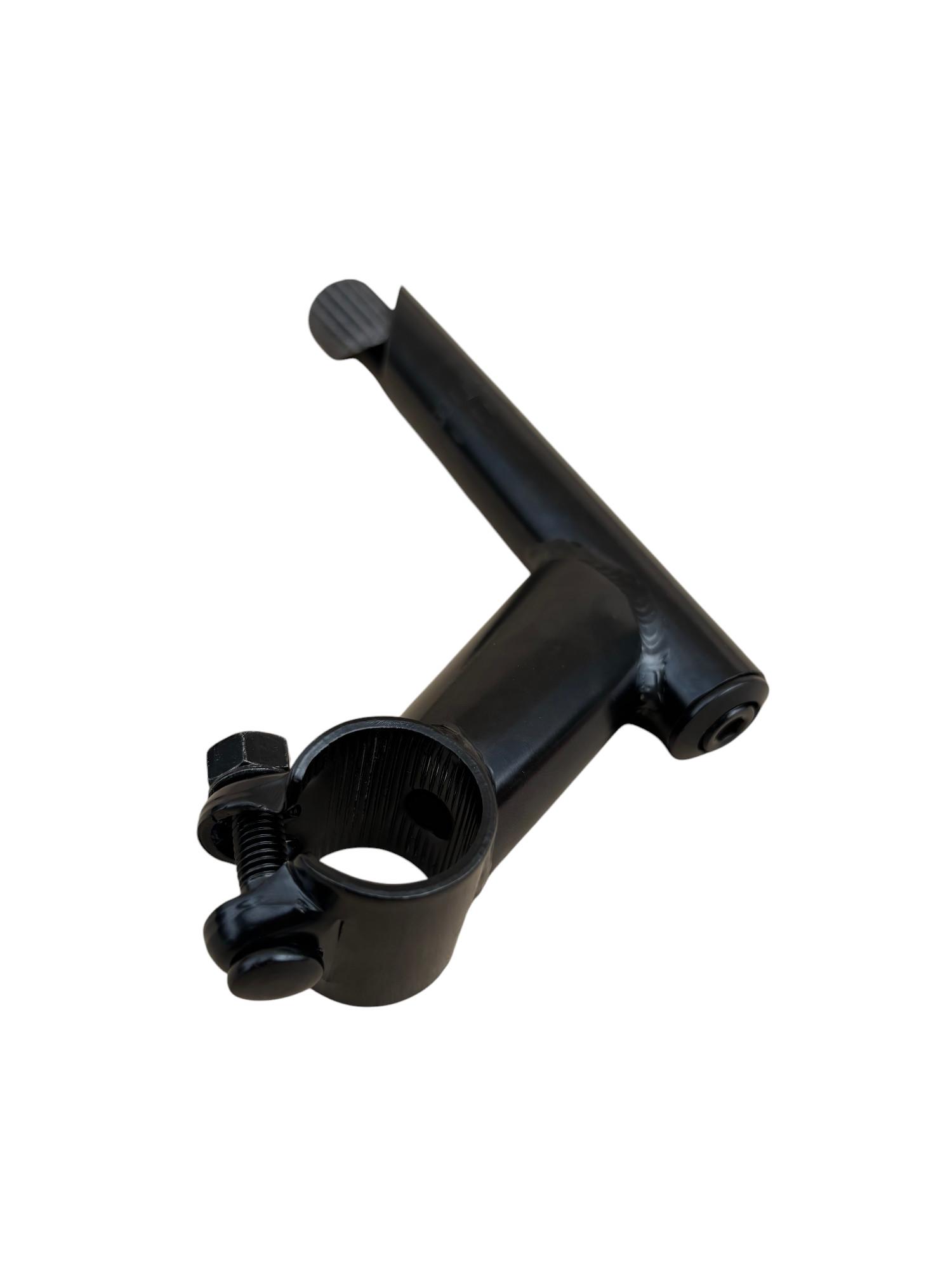 Manubrio Bici Acciaio Nero Bicicletta 600l + Leve Freno + Coppia Manopole Bianco - immagine 10