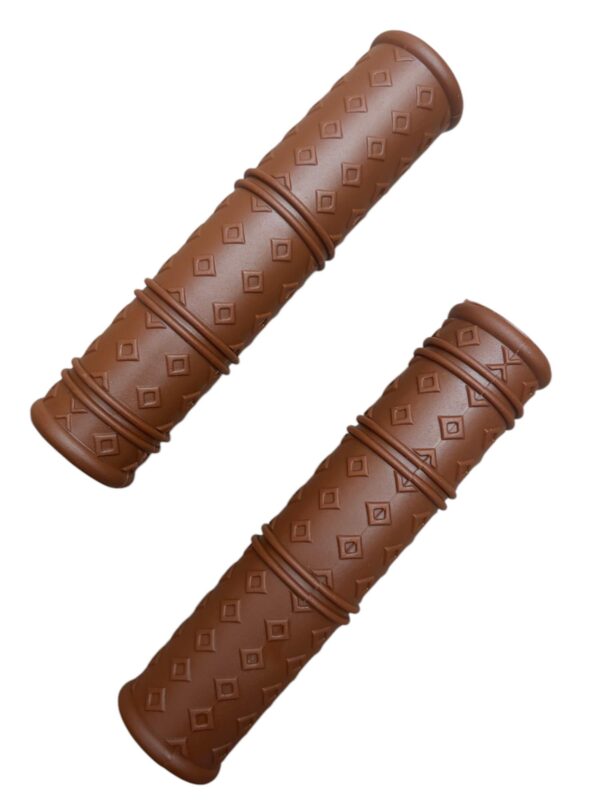 Coppia Manopole Marrone Miele X Bicicletta Graziella City Bike Bici Olanda